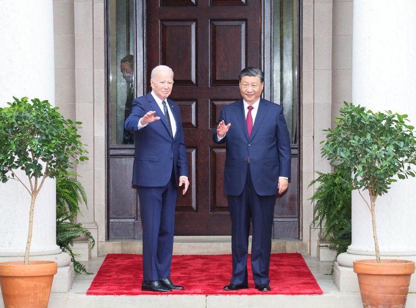 习近平同美国总统拜登举行中美元首会晤